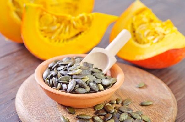 Semillas de calabaza para eliminar los parásitos del cuerpo.