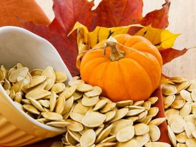 Semillas de calabaza para tratar lombrices